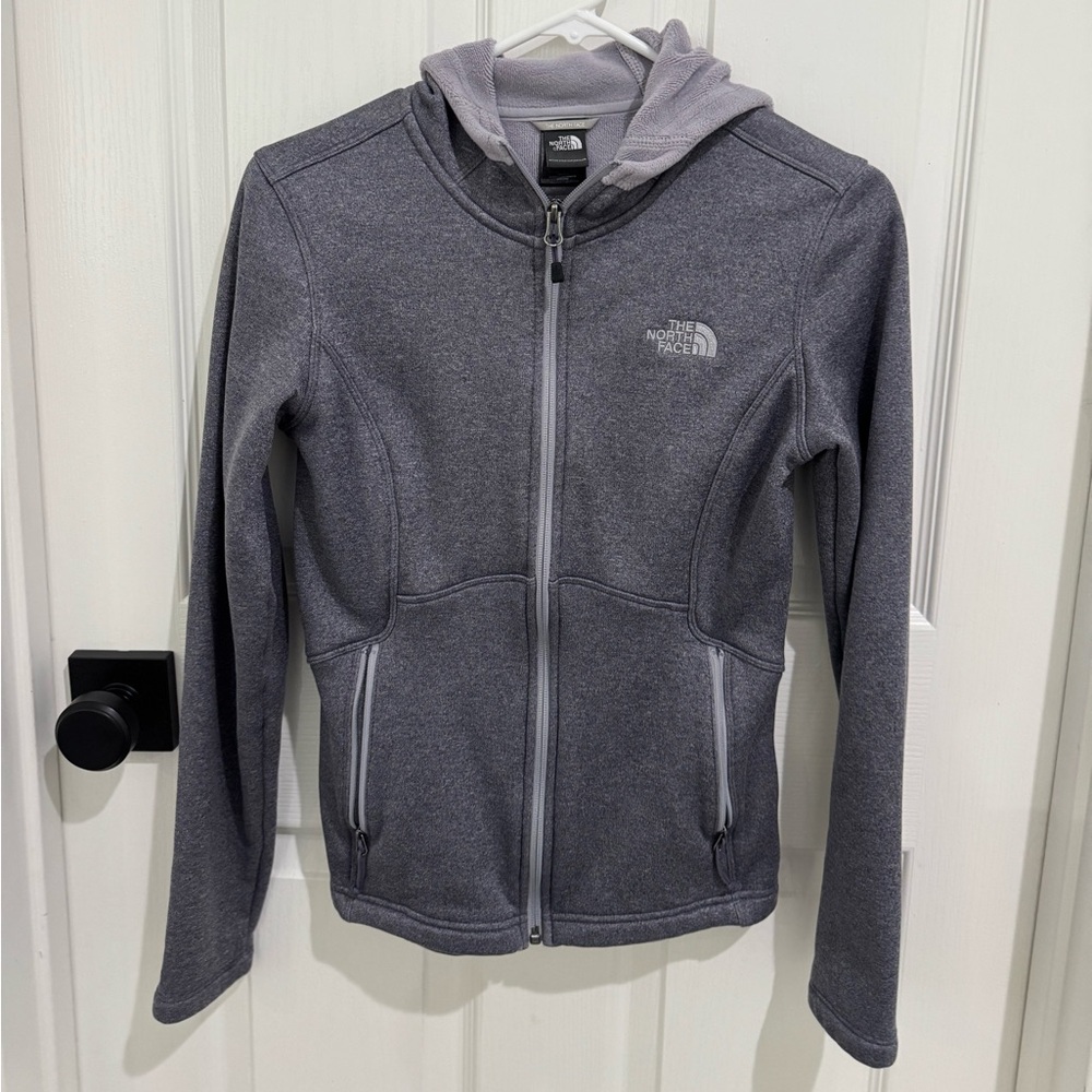 The North Face Gray Zip-Up Hoodie